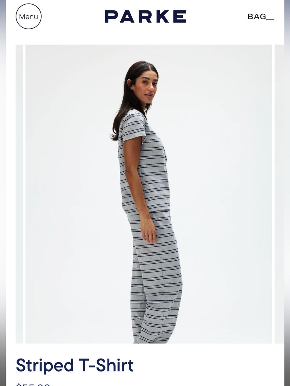 Parke Core Striped Short-Sleeve - Picture 4 of 5